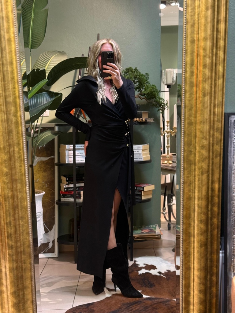 Vesta Kapşonlu Elbise