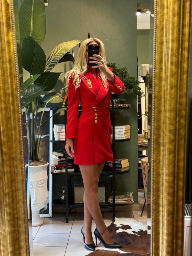 Scarlet Command Dress Elbise