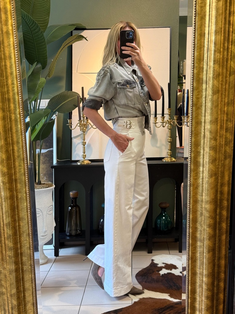 İVORY denim pantolon 