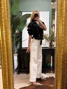 Belted Denim Pantolon 