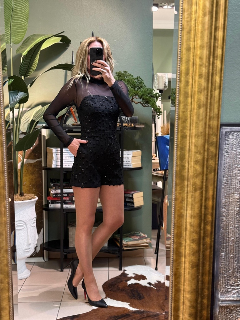 Black Ember Şort Tulum