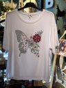 Kelebek Detaylı Tişört