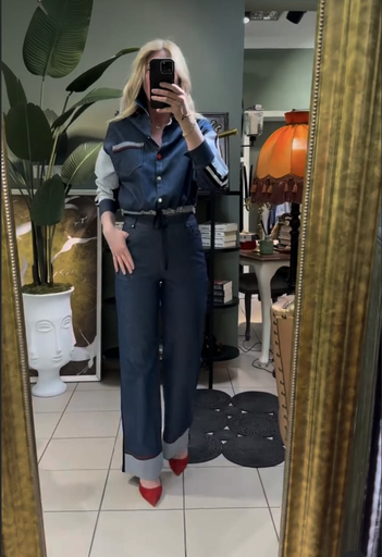 Denim İkili Takım
