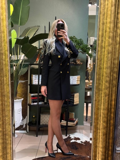 Black Gold Signature Blazer Dress