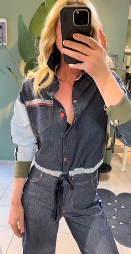 Denim İkili Takım