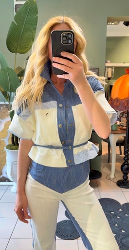 Denim İkili Takım