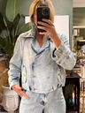 Blue Aura Denim Ceket 